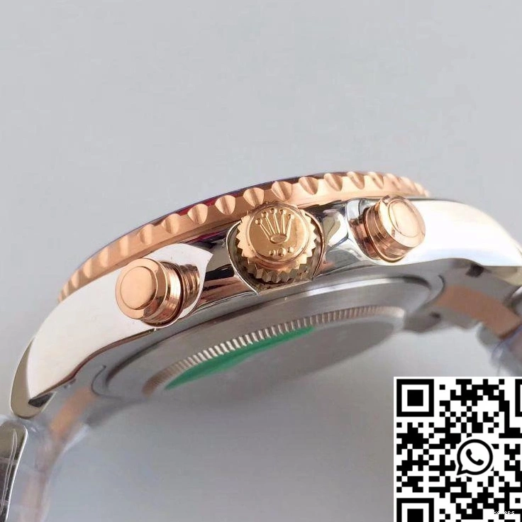 Factory JF Master Rolex Gold Rose White Dial II 116681 Yacht 1125